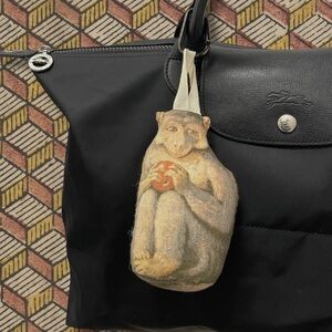 Vintage Inspired Monkey Bag Charm Ornament NWT